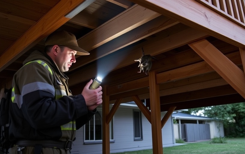 Under Deck Possum Removal in Canterbury